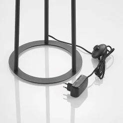 Lucande Seppe LED vloerlamp, messing