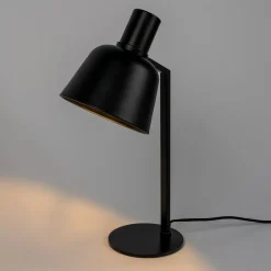 Lucande Servan tafellamp van zwart ijzer