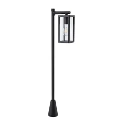 Lucande Siveta tuinpadverlichting, 100 cm hoog, zwart, E27, IP65