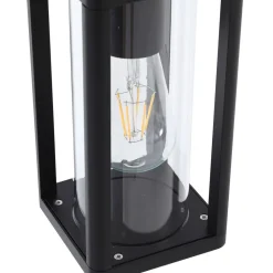 Lucande Siveta tuinpadverlichting, 100 cm hoog, zwart, E27, IP65