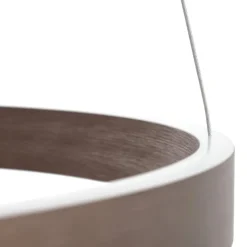 Lucande Slimme hanglamp Yonam, koffie, 1-lamp, Tuya