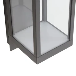 Lucande Smart LED buitenwandlamp Ferdinand, grijs, Tuya