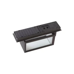 Lucande Smart LED buitenwandlamp Ferdinand, grijs, Tuya