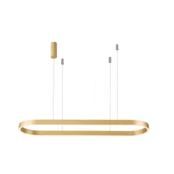 Lucande Smart LED hanglamp Melinay, goud, CCT, Tuya