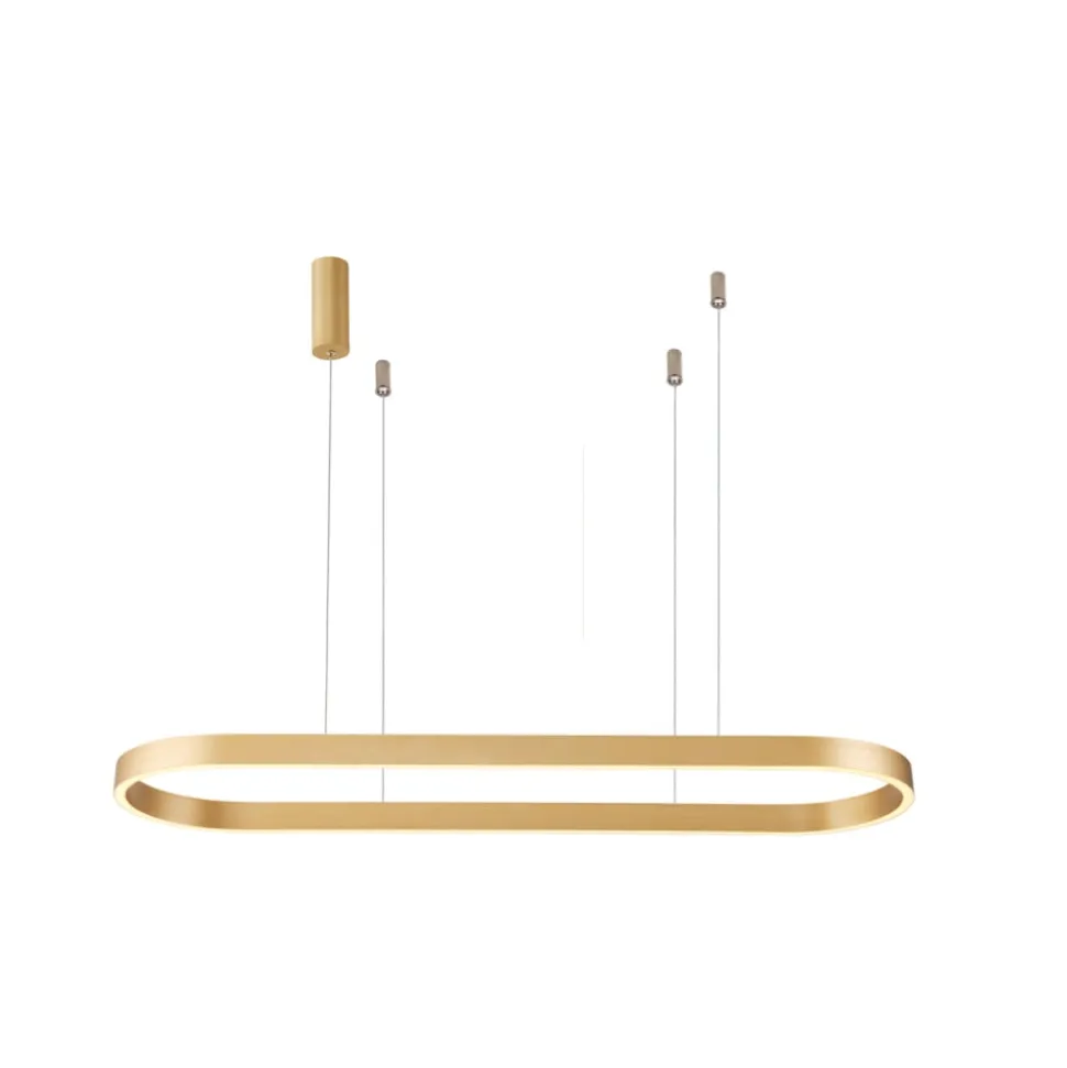 Lucande Smart LED hanglamp Melinay, goud, CCT, Tuya