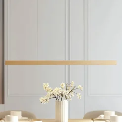 Lucande Smart LED hanglamp Mylosh, goud, CCT, Tuya