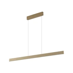 Lucande Smart LED hanglamp Mylosh, goud, CCT, Tuya