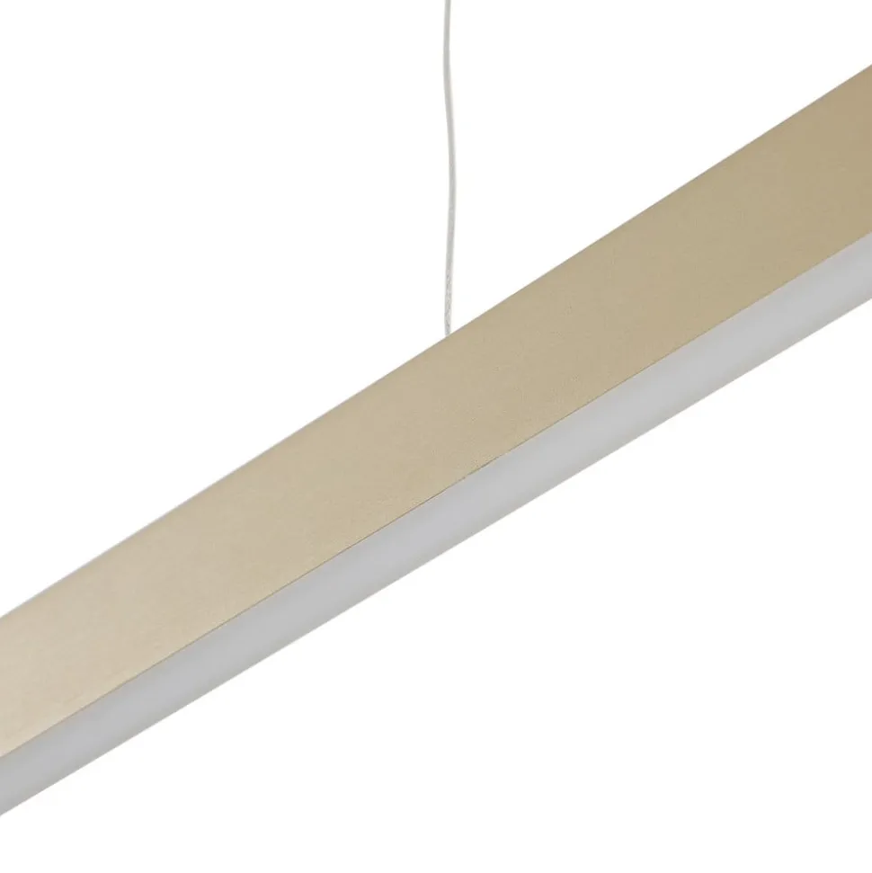 Lucande Smart LED hanglamp Mylosh, goud, CCT, Tuya