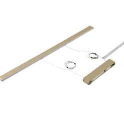 Lucande Smart LED hanglamp Mylosh, goud, CCT, Tuya