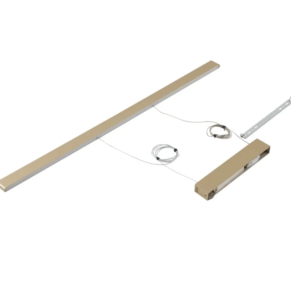 Lucande Smart LED hanglamp Mylosh, goud, CCT, Tuya