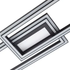 Lucande Smart LED plafondlamp Tjado 115 cm zwart RGB CCT