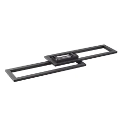 Lucande Smart LED plafondlamp Tjado 115 cm zwart RGB CCT