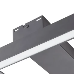 Lucande Smart LED plafondlamp Tjado, 30 cm, zwart, RGBW