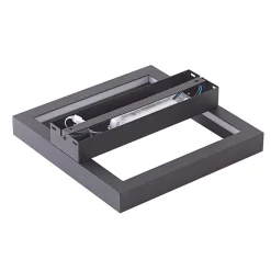 Lucande Smart LED plafondlamp Tjado, 30 cm, zwart, RGBW