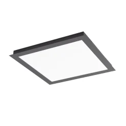Lucande Smart LED plafondlamp Leicy zwart 65 cm RGB CCT