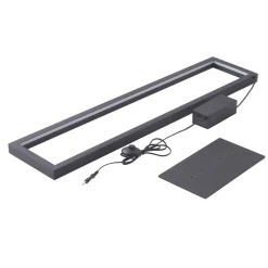 Lucande Smart LED vloerlamp Tjado, RGB, CCT, afstandsbediening