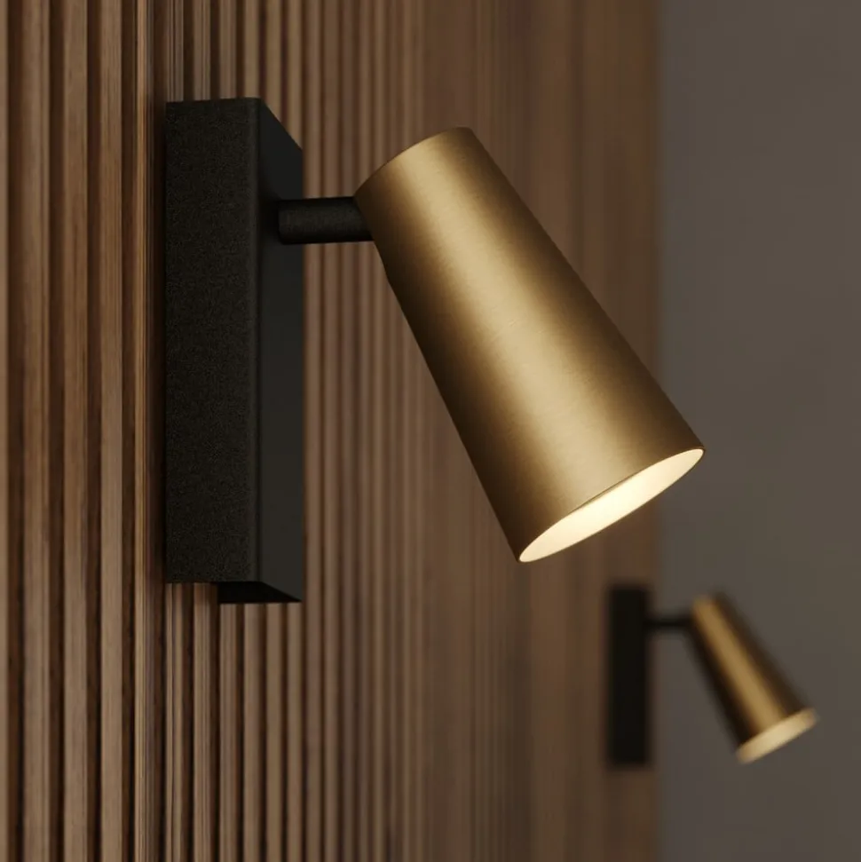 Lucande spot Angelina, messing/goud, metaal, 1-lamp.