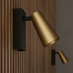 Lucande spot Angelina, messing/goud, metaal, 1-lamp.