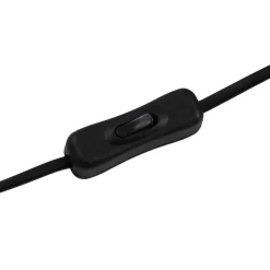 Lucande tafellamp Dansari, zwart, metaal, verstelbaar