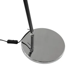 Lucande tafellamp Dansari, zwart, metaal, verstelbaar