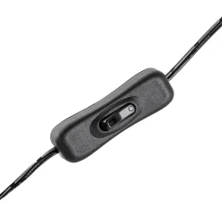 Lucande tafellamp Idalina, kat, roze, ijzer, 38 cm