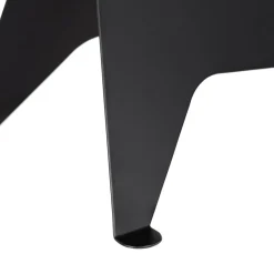 Lucande tafellamp Idalina, hond, zwart, ijzer, 41 cm