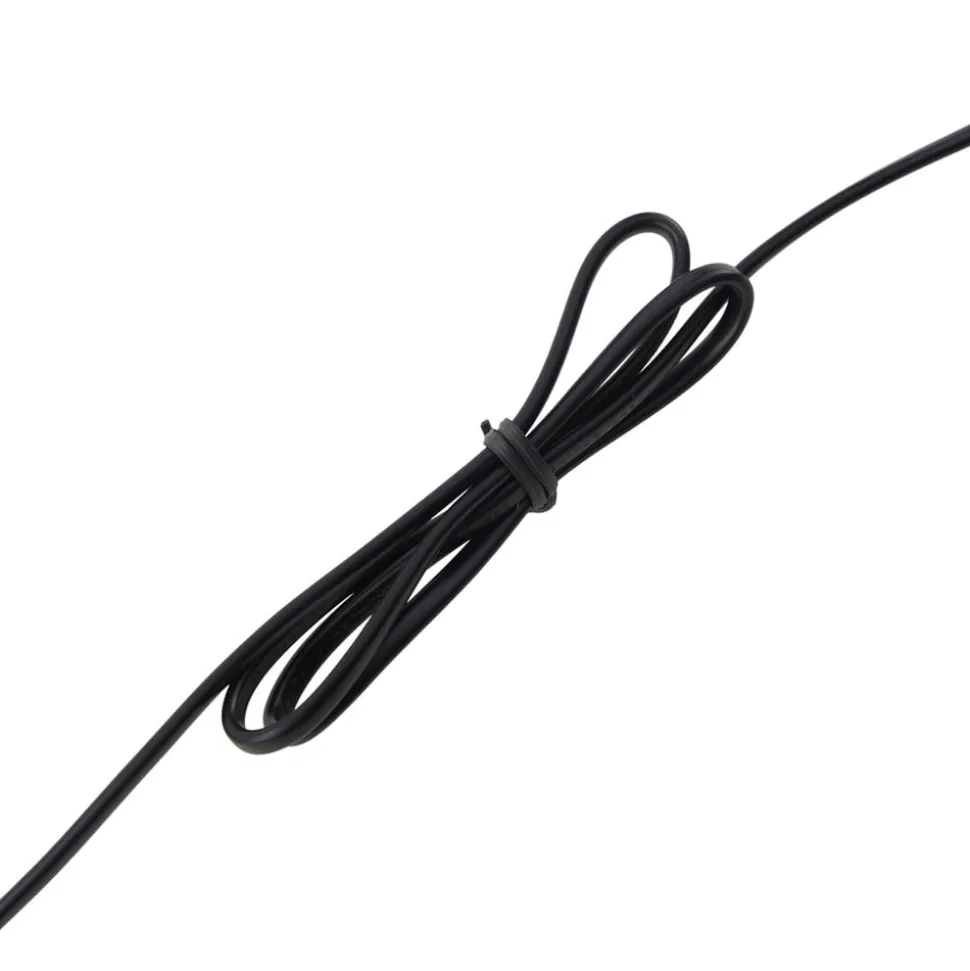 Lucande tafellamp Luoti, zwart, textiel, 57 cm hoog