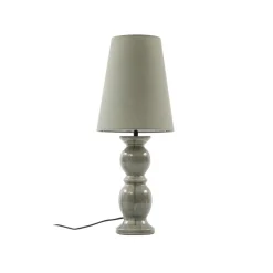 Lucande tafellamp Lyndorin, groen, keramiek