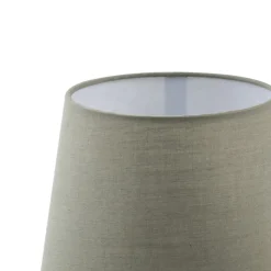 Lucande tafellamp Lyndorin, groen, keramiek