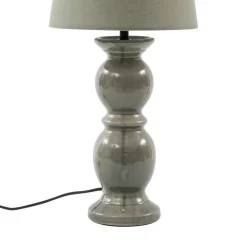 Lucande tafellamp Lyndorin, groen, keramiek