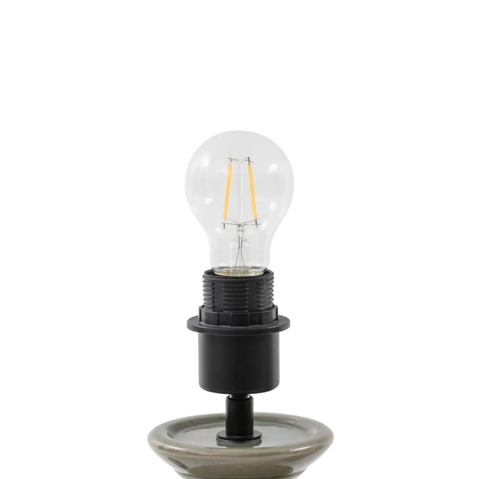 Lucande tafellamp Lyndorin, groen, keramiek