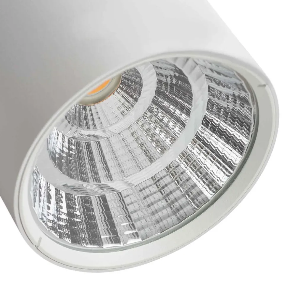 Lucande Takio LED downlight 2700K Ø10cm wit