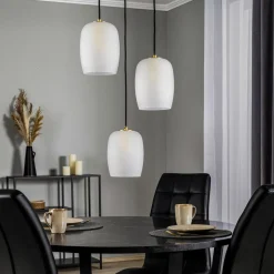 Lucande Taylan hanglamp 3-lamps gebundeld