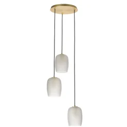 Lucande Taylan hanglamp 3-lamps gebundeld
