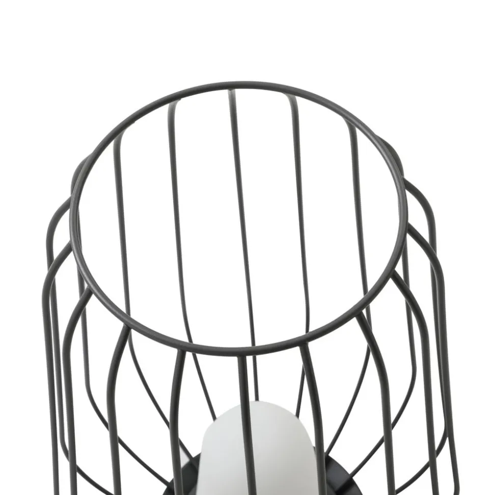 Lucande terraslamp Chandan, 52,7 cm, zwart, aluminium