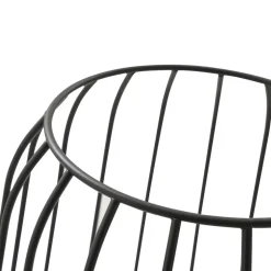 Lucande terraslamp Chandan, 52,7 cm, zwart, aluminium