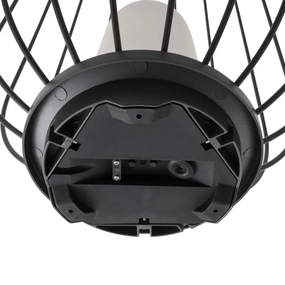 Lucande terraslamp Chandan, 52,7 cm, zwart, aluminium