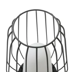 Lucande terraslamp Chandan, 32,1 cm, zwart, aluminium