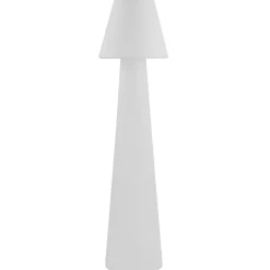 Lucande terraslamp Gauri, wit, hoogte 107 cm, IP65