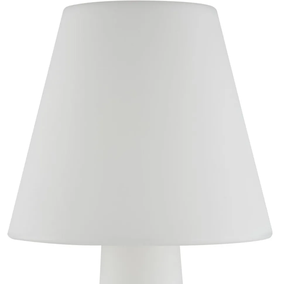Lucande terraslamp Gauri, wit, hoogte 148 cm, IP65