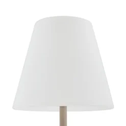 Lucande terraslamp Jaimy, beige, metaal, 150 cm, E27