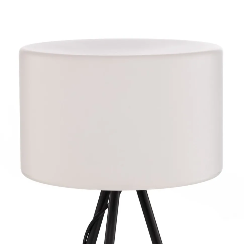 Lucande terraslamp Jaimy, 130 cm, statief, aluminium