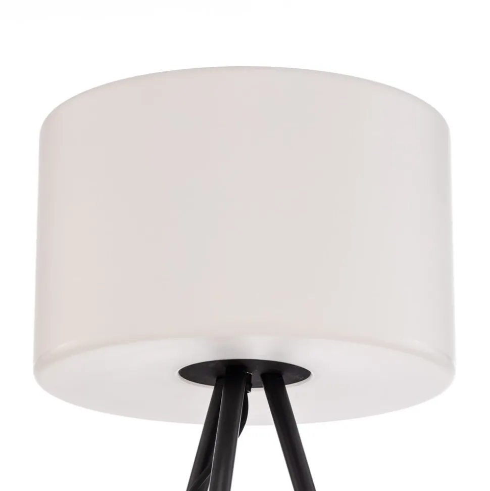 Lucande terraslamp Jaimy, 130 cm, statief, aluminium