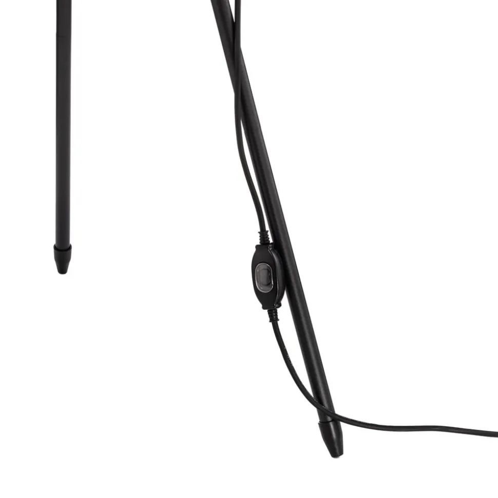 Lucande terraslamp Jaimy, 130 cm, statief, aluminium