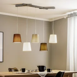 Lucande Thamila hanglamp, meerkleurig, ijzer