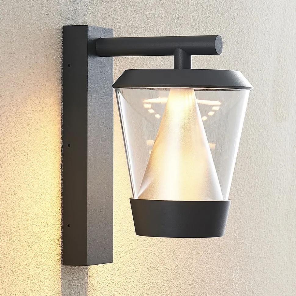 Lucande Tiany LED buiten wandlamp, hangend