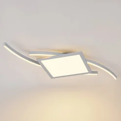 Lucande Tiaro LED plafondlamp, hoekig, 42,5 cm