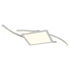 Lucande Tiaro LED plafondlamp, hoekig, 42,5 cm