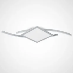 Lucande Tiaro LED plafondlamp, hoekig, 42,5 cm