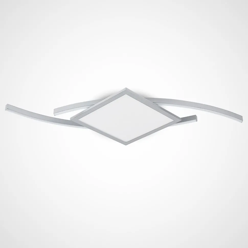 Lucande Tiaro LED plafondlamp, hoekig, 42,5 cm